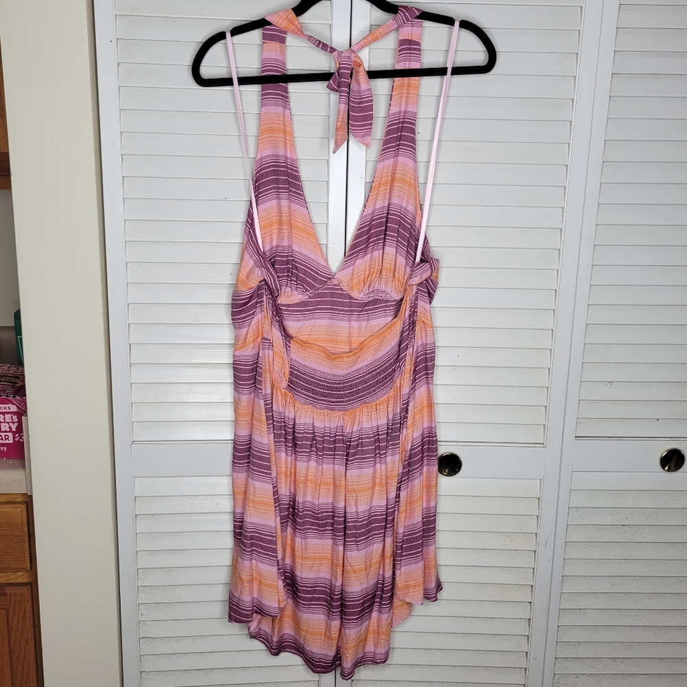 Wild Fable Halter Neck Sleeveless Fit & Flare Mini Dress PLUS XXL NWT 331087441 - Picture 4 of 12
